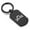 Black, variant on Stainless Steel Libra Zodiac Sign (Scales) Dog Tag Keychain Circle Ring