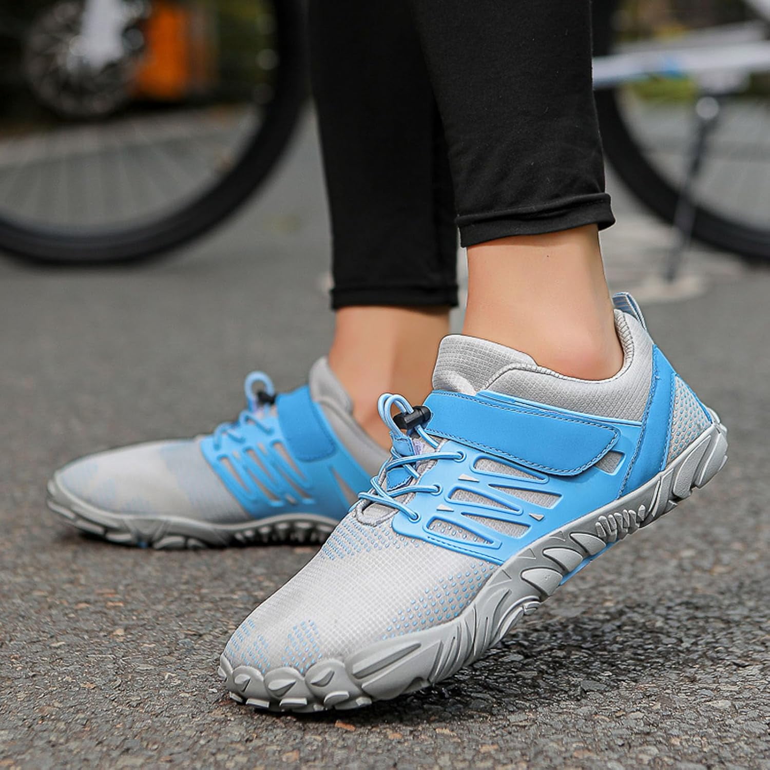 Women's Men’s Barefoot Hiking Shoes Minimalist Trail Running Sneakers Zero Drop Sole Wide Toe Box Parkour Trekking Workout Footwear