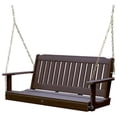 thumbnail image 5 of Highwood USA, LLC.  AD-PORL2-CHE 4ft Lehigh porch swing - Eco-friendly synthetic wood in charleston green, 5 of 52