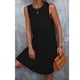 thumbnail image 1 of Vestido elegante con capas, vestido con cuello redondo con capas, vestido sin mangas con capas, vestido con capas de uso conveniente, 1 of 6