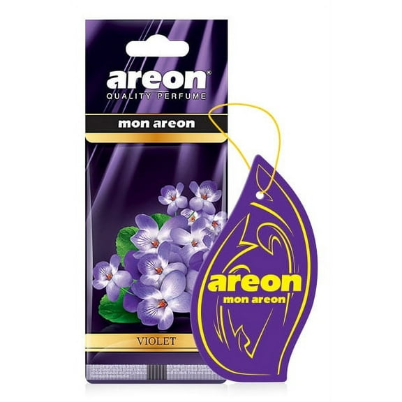 Areon Car Hanging Air Freshener, 12pk, Violet
