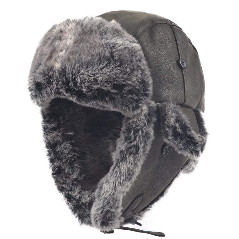 Rabbit Fur Hat Mad Bomber Rabbit Fur Trapper Hat - Original  display picture 3