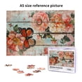 thumbnail image 6 of 1000 PCS Charm Butterfly & Flowers Wooden puzzles for adults 1000 pieces,Unique and Beautiful Design,Stress relieving pleasure,Enchanting Butterfly & Flower Puzzle 1000 Piece,High difficulty puzzle, 6 of 6