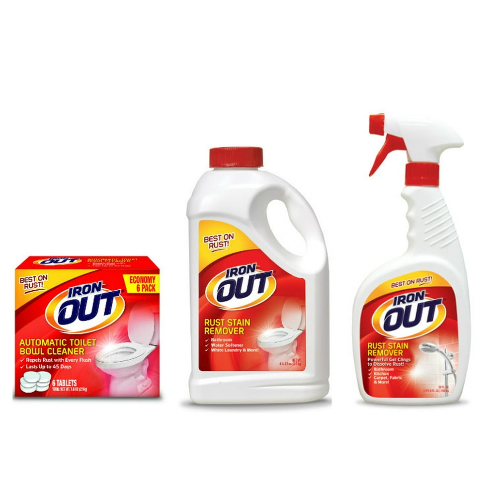 Iron Out Automatic Toilet Bowl Cleaner Tablets, Powerful Rust Stain