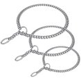thumbnail image 1 of Paquete de 3 collares de estrangulamiento de entrenamiento para perros con cadena pesada, 1 of 5
