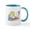White/Blue Inside, variant on CafePress - Snoopy Vintage Schroeder Mug - 11 oz Ceramic Mug - Novelty Coffee Tea Cup