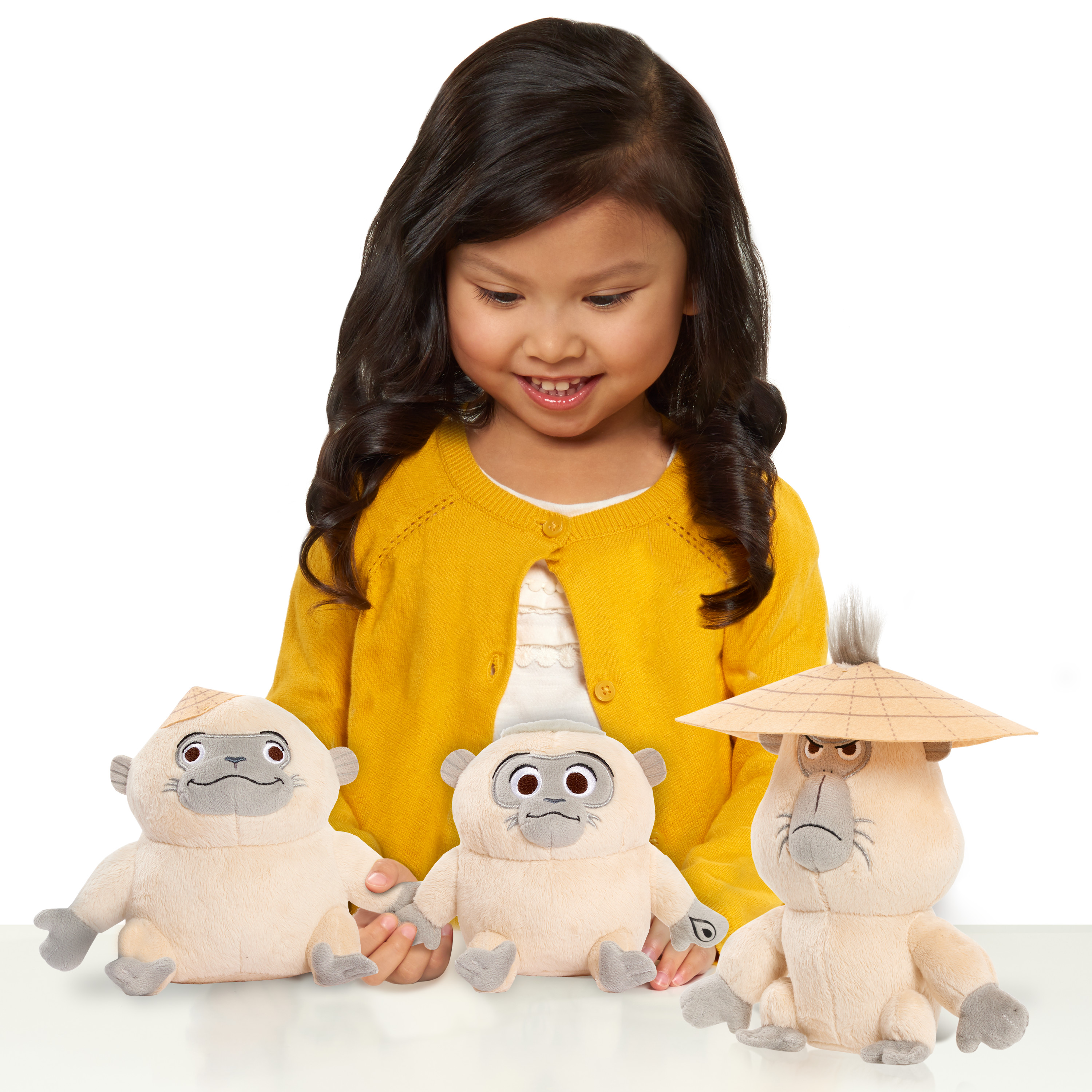 Disney Raya and the Last Dragon Chattering Ongis Plush, 3-piece set, connecting stuffed animals with sound, Officially Licensed Kids Toys for Ages 3 Up, Gifts and Presents - image 3 of 8