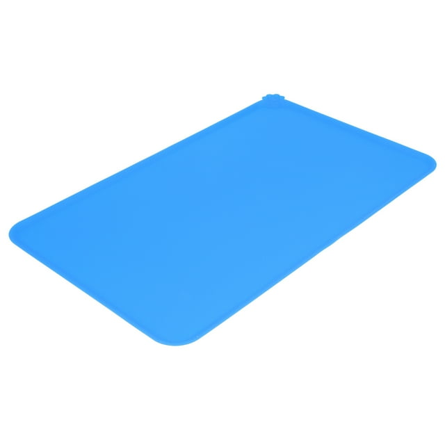 Dog Drinking Pad, Pet Food Pad With Soft Silicone Material For Pet Feeding Blue