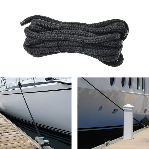 Premium Double Braided Nylon Marine Boats Ropes Mooring Lines 4.8M