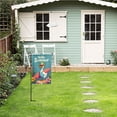 thumbnail image 5 of Hello Summer Garden Flag Double Sided Polyester Decorative Yard Art with Cute Duck in Sunglasses Floral Shirt Surfboard Design 12.5 x 18 Inch Outdoor Seasonal Decor for Patio Lawn Backyard#28031, 5 of 6