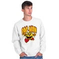 thumbnail image 5 of PACMAN Video Arcade Game Fire Logo Sweatshirt for Men or Women Brisco Brands S, 5 of 6