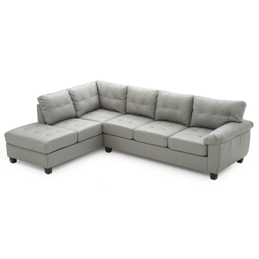 Glory Furniture Gallant Sectional in Gray Color
