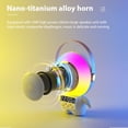 thumbnail image 4 of Graflsoa Haut-Parleur de Karaoké Bluetooth Portable avec Microphones Sans Fil Doubles, Batterie Rechargeable Intégrée, Éclairage d'Ambiance RGB, et Effets Sonores Professionnels pour Divertissement à Domicile, 4 of 7