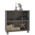 thumbnail image 3 of vidaXL Sideboard HAMAR Light Grey 85x35x80 cm Solid Wood Pine, 3 of 4