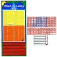 thumbnail image 1 of Tabla de centro de Tarjetas de aprendizaje de inglés Sunnimix Ejercicios de ortografía en el aula de jardín de infantes para niños en edad preescolar 47x106cm, 1 of 7