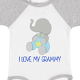 thumbnail image 4 of Inktastic I Love My Grammy Elephant Boys or Girls Baby Bodysuit, 4 of 5