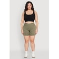thumbnail image 2 of Womens Plus Size Seamless Biker Shorts, 2 of 5