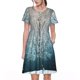 thumbnail image 1 of Balery Winter Rabbit Vestidos sueltos de manga corta para mujer, vestidos de verano 2025, vestidos casuales de corte A con vuelo., 1 of 6