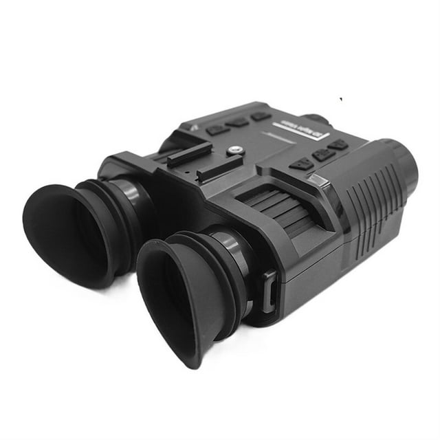 Dual Screen Infrared Night Vision Binoculars with Naked Eye 3D Viewing 300m with Head Mounted Goggles for Game