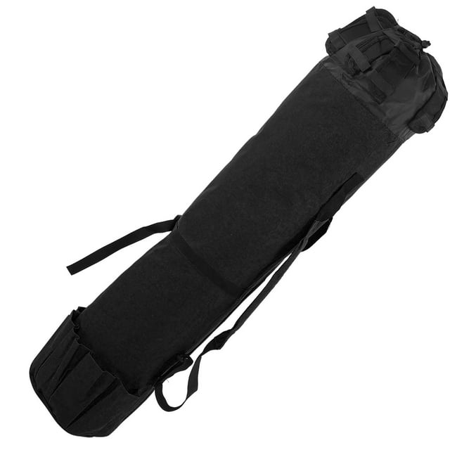 Fishing Tackle Bag, Water Proof Large Capacity Cylindrical Fishing Rod Pole Reel Carrier with Adjustable Shoulder Strap Carry Handle