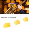thumbnail image 4 of Saxophone Thumb Rest Cushions, 3PCS Saxophone Silicone Thumb Protectors Sax Side Button Pads Palm Key Risers Wind Instrument Parts, 4 of 8