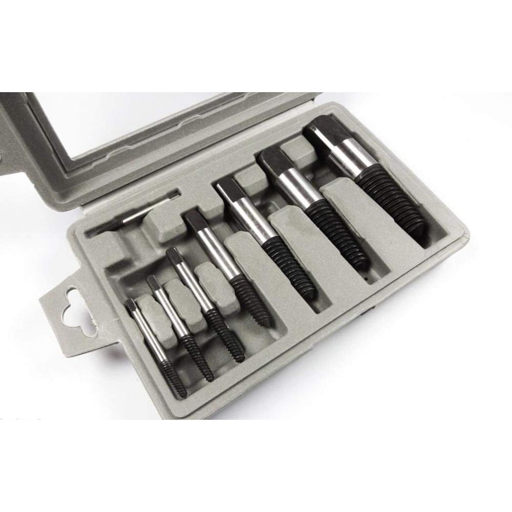 Power Tools NEW 8pc Easy Out Jumbo Screw Extractor Bit Set Broken Bolt