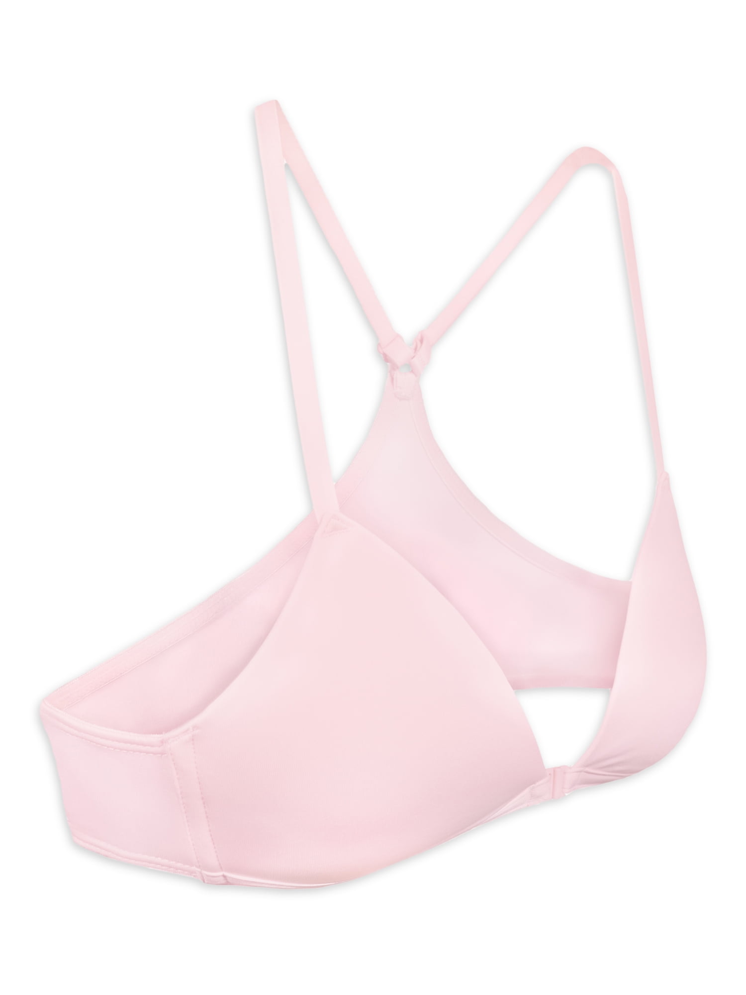 Wonder Nation Girls Front Close Wirefree T-Shirt Bra, 2-Pack, Sizes 30A-38A