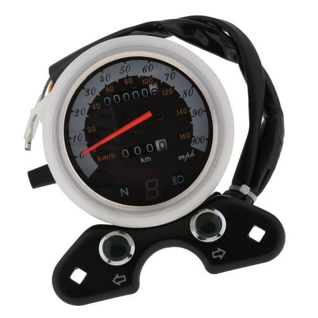 Moto Odómetro Velocímetro Equipo Retroiluminación De Indicador Digital Para CG125 DYNWAVEMX Velocímetro de la motocicleta