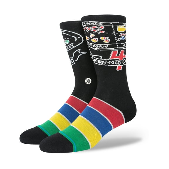 Elf Food Groups Christmas Casual Socks [Black]