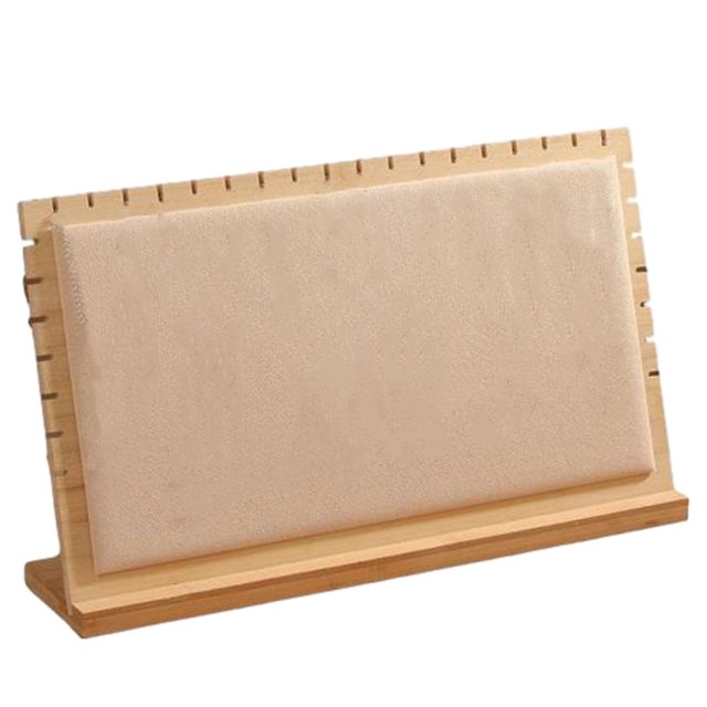 Xingzhi Display Stand Necklace Display Holder Stand Multiple Rack Chain Pendant Necklace Display Stand Beige XL