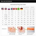 3pcs Rings Set Womens Zircon Stacking Rings Promise Ring Fashion