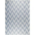 thumbnail image 5 of Nicole Miller New York Patio Country Calla Contemporary Herringbone Indoor/Outdoor Area Rug, Blue/Grey, 3'11"x5'2", 5 of 6