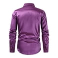 thumbnail image 2 of Polo Shirts for Men Size Small Mens Tops Undershirt Men Athletic Apparel Fall Tunic Band Size Comfy Summer Shirts Lady Set Long Shirt Slipper Sock 1 Slipper Men's Club Solid Color Gold Hot Purple M, 2 of 6