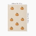 thumbnail image 3 of LOWLHOME Halloween White Ghost Throw Blanket, Soft Ghost Throw Blanket, Plush Fuzzy Reversible Blankets for Bed Sofa Couch Livingroom, 60"x40", 3 of 6