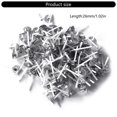 thumbnail image 3 of 200Pieces Pre Waxed and Tabbed Cotton Candle Wicks Cores with Metal Base for DIY Scented Tealight Candle Making Crafts, 3 of 5