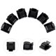 thumbnail image 2 of 50 clips para cables de exterior con cintas adhesivas, ganchos autoadhesivos, soporte para cables., 2 of 6