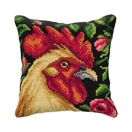 UPC: 5902067320617 | Needlepoint Cushion Kit Rooster 99018