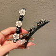 thumbnail image 6 of Pompotops Hair Clips for Women Girls Temperament Camellia Rose Double Bangs Hair Clips Shaped Non-Slip Bangs H tyle Hairpin, 6 of 7