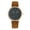 Brown, variant on Student Quartz Watch Round Dial Faux Leather Adjustable Strap No Delay Time-checking High Accuracy Lightweight Unisex Wristwatch Timepiece