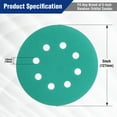 thumbnail image 4 of WORKPRO 150 PCS 5 Inch Premium Sanding Discs Set, 5" 8-Hole Polyester Film Hook and Loop Sandpaper, 10 Grades Include 60, 4 of 7