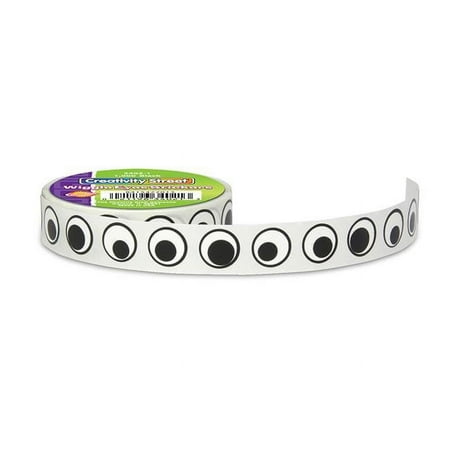 UPC: 0194629008452 | Creativity Street Wiggle Eyes Sticker Roll Black 0.5 1000/Roll 2 Rolls (CK-34021-2)