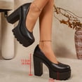 thumbnail image 5 of Women's Casual Shoes Heel Platform Loafers for Fashion Casual Comfort on Dress Shoes, 5 of 5