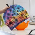 thumbnail image 3 of HELLHERO Coffee Pot Cloth Covers Easy to Clean Polyester Canvas for Creative Gifts, Palm trees, 3 of 6