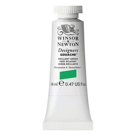 UPC: 0000050947874 | Winsor & Newton Designers Gouache Color  14ml  Brilliant Green