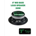 thumbnail image 2 of Timpano Audio TPT-MB6 Slim 6-1/2" Mid Bass Speaker 4 Ohm, 2 of 4
