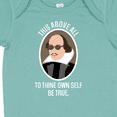 thumbnail image 4 of Inktastic To Thine Own Self Be True Shakespeare Boys or Girls Baby Bodysuit, 4 of 5
