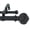 Black, variant on 1-Inch Diameter Double Window Treatment Curtain Rod, Castani Finial, 48-inch to 84-inch Adjustable, Royal Gold