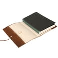thumbnail image 2 of Handmade Leather Refillable Journal with Tree of Life Design 7x5 inch, Lined Paper, Medium Size, 2 of 7