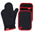 thumbnail image 1 of Juego de guantes de cocina y soportes para ollas Coziselect, resistentes al calor, 1 of 8