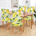 thumbnail image 6 of Dining Chair Covers Yellow Lemons Chair Slipcovers Washable Removable Chair Cover Protector for Home, Restaurant, Hotel, Ceremony, Banquet Wedding Party 4PCS, 6 of 6